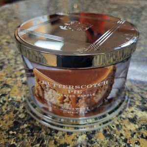 Butterscotch Pie 4 Wick Candle (Homeworx by Slatkin & Co.)